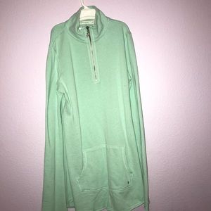 Victoria's secret teal half-zip sweater dress